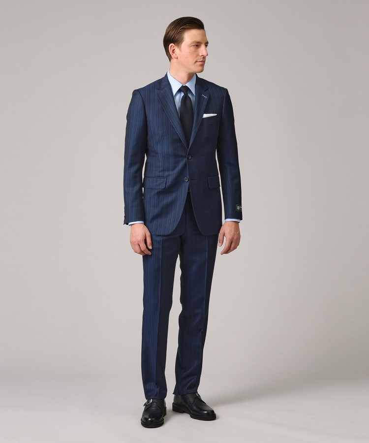DORMEUIL】オルタネートストライプ スーツ(スーツセット DORMEUIL】オルタネートストライプ スーツ(スーツセット
