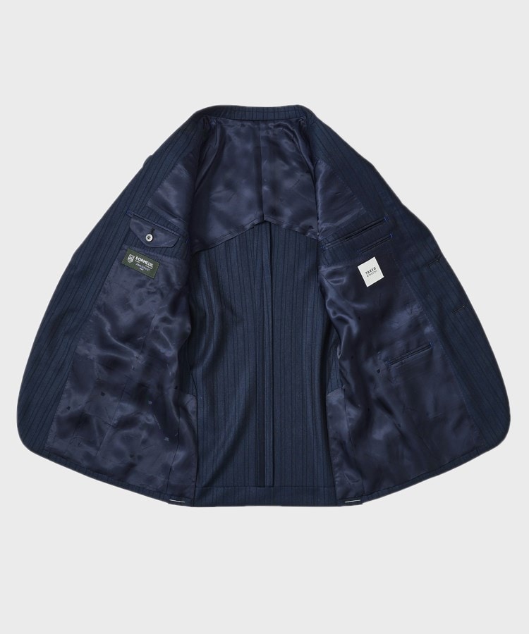 DORMEUIL】オルタネートストライプ スーツ(スーツセット DORMEUIL】オルタネートストライプ スーツ(スーツセット