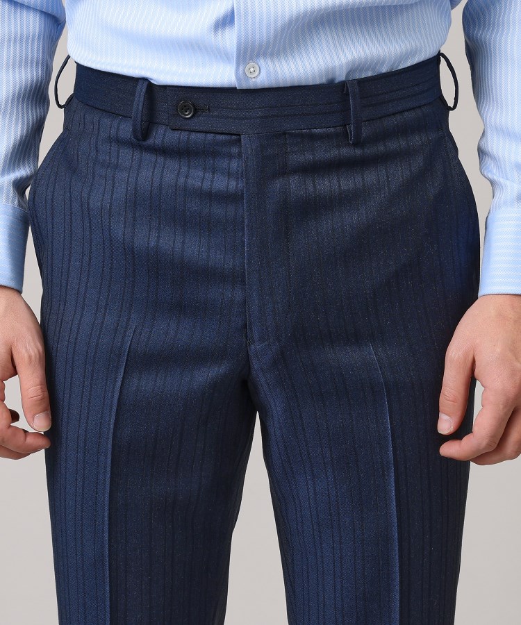 DORMEUIL】オルタネートストライプ スーツ(スーツセット DORMEUIL】オルタネートストライプ スーツ(スーツセット