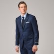 タケオキクチ(TAKEO KIKUCHI)の【DORMEUIL】オルタネートストライプ スーツ ブルー(393)