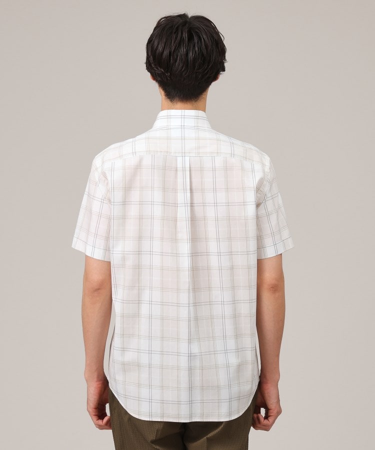 タケオキクチ(TAKEO KIKUCHI)のコットン セルロース チェック 半袖シャツ15