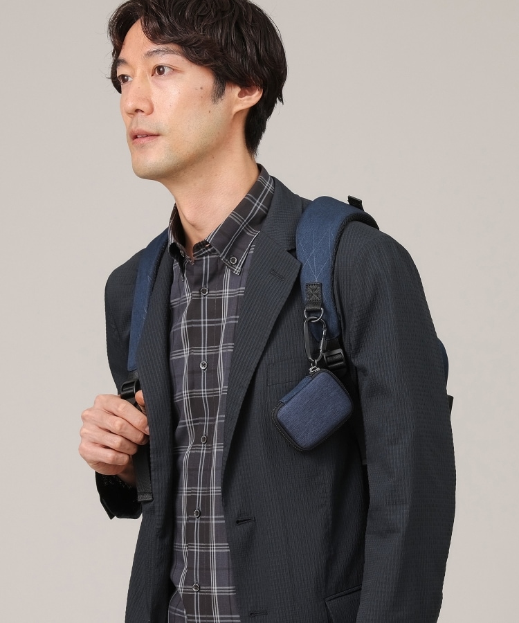 タケオキクチ(TAKEO KIKUCHI)のコットン セルロース チェック 半袖シャツ9