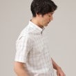 タケオキクチ(TAKEO KIKUCHI)のコットン セルロース チェック 半袖シャツ2