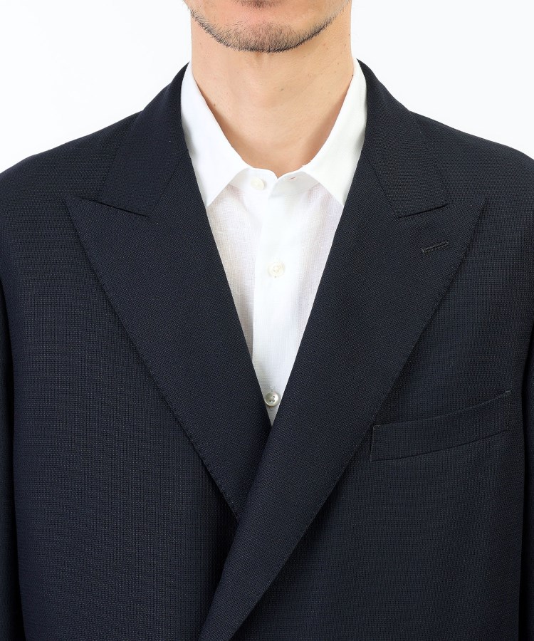 THE FLAGSHIP】ウールモヘヤ メッシュ ダブルブレステッド THE FLAGSHIP】ウールモヘヤ メッシュ ダブルブレステッド