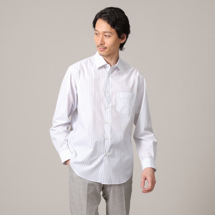 タケオキクチ(TAKEO KIKUCHI)のユーティリティ ストライプ シャツ カジュアルシャツ