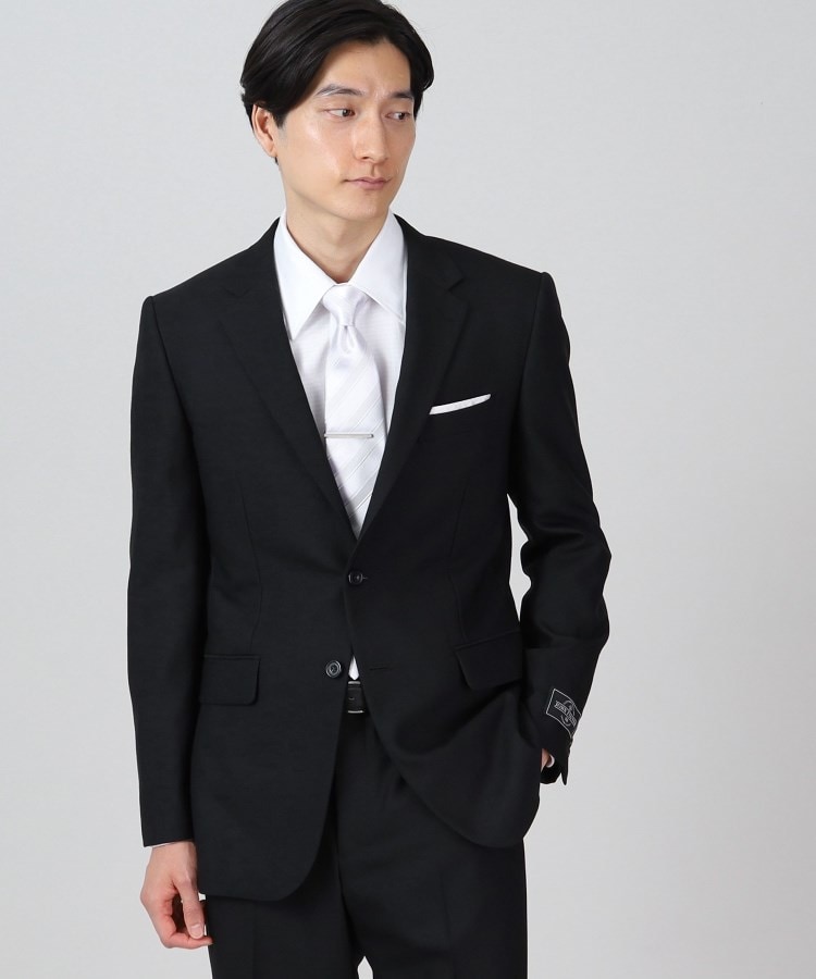 JOHN FOSTER】バックサテンスーツ/冠婚葬祭/3ピース対応 JOHN FOSTER】バックサテンスーツ/冠婚葬祭/3ピース対応