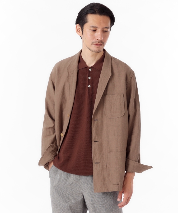 THE FLAGSHIP】強撚コットン ニットポロ(ポロシャツ) | TAKEO THE FLAGSHIP】強撚コットン ニットポロ(ポロシャツ) | TAKEO