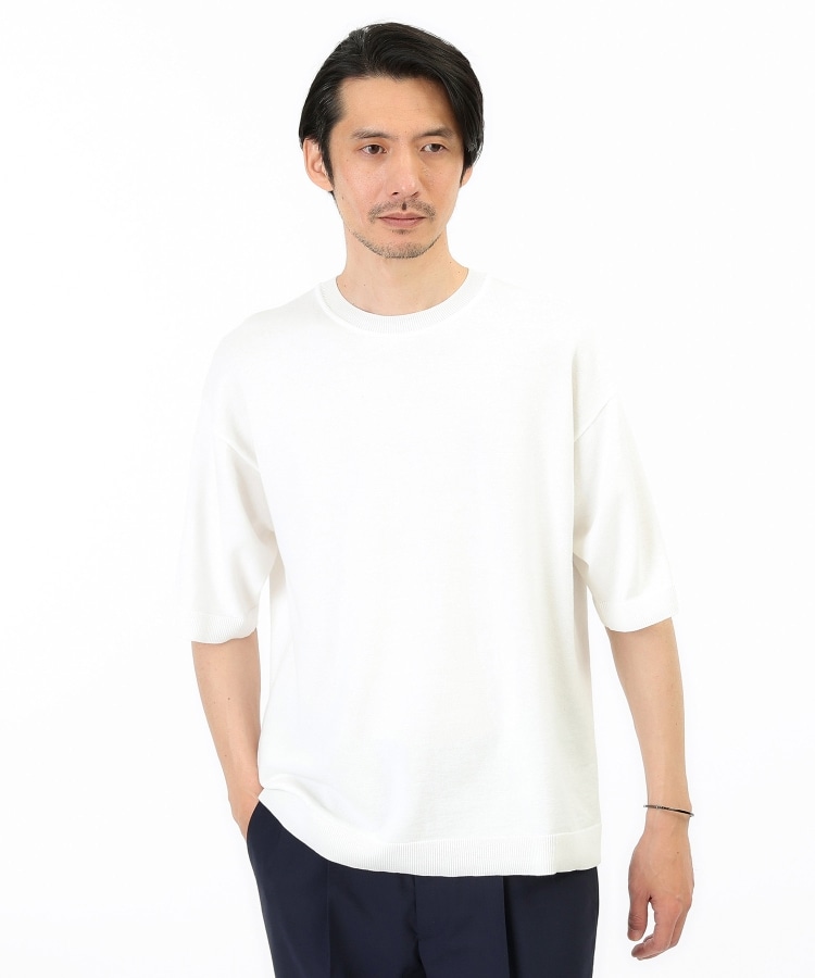 タケオキクチ(TAKEO KIKUCHI)の【THE FLAGSHIP】強撚コットン ニットTシャツ27