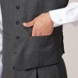 タケオキクチ(TAKEO KIKUCHI)の【DORMEUIL AMADEUS365】ピンストライプ ベスト/3ピース対応15