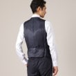 タケオキクチ(TAKEO KIKUCHI)の【DORMEUIL AMADEUS365】ピンストライプ ベスト/3ピース対応6