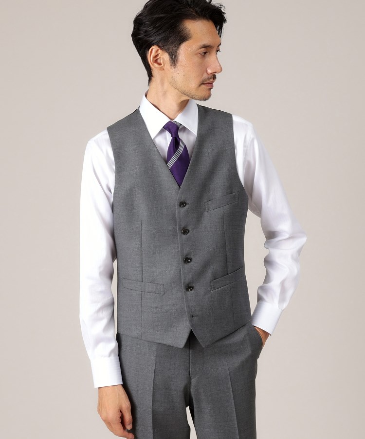 DORMEUIL AMADEUS365】ピンストライプ スーツ(スーツセット DORMEUIL AMADEUS365】ピンストライプ スーツ(スーツセット