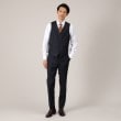 タケオキクチ(TAKEO KIKUCHI)の【DORMEUIL AMADEUS365】ダイアゴナル柄 ベスト /3ピース対応4