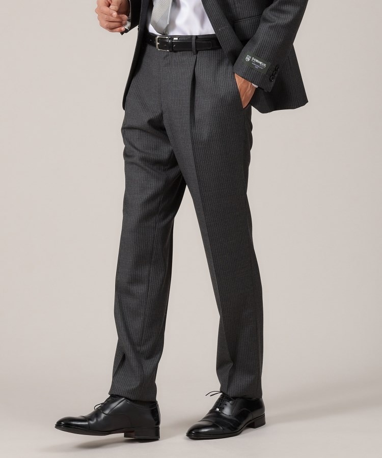 DORMEUIL AMADEUS365】ピンストライプ スーツ(スーツセット DORMEUIL AMADEUS365】ピンストライプ スーツ(スーツセット