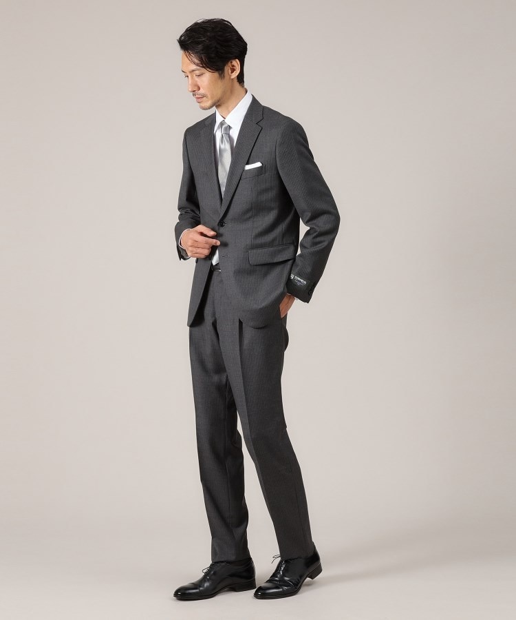 タケオキクチ(TAKEO KIKUCHI)の【DORMEUIL AMADEUS365】ピンストライプ スーツ8