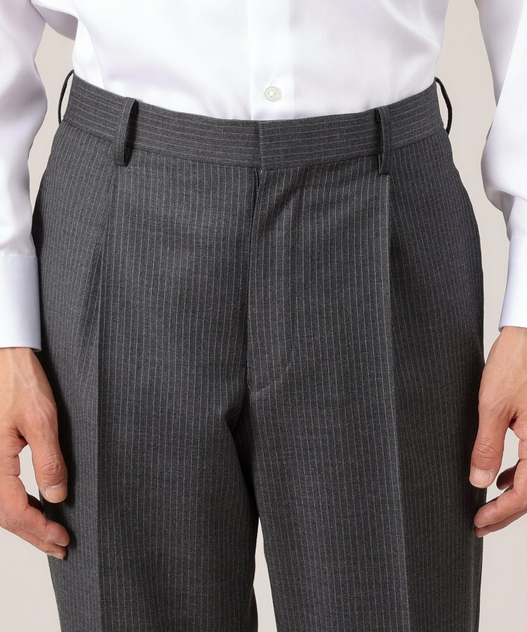 DORMEUIL AMADEUS365】ピンストライプ スーツ(スーツセット DORMEUIL AMADEUS365】ピンストライプ スーツ(スーツセット