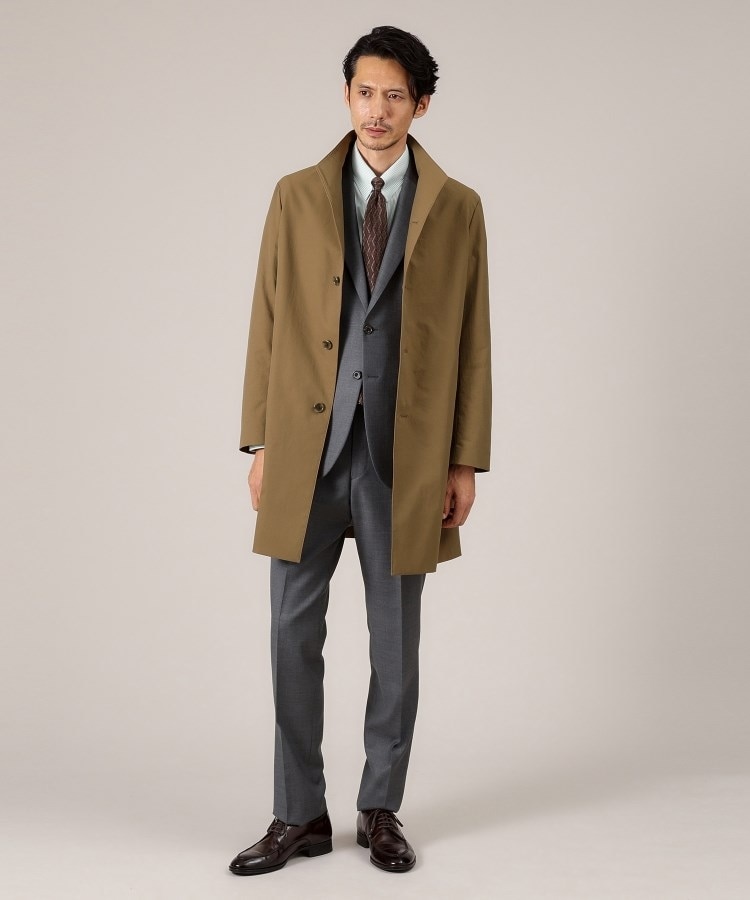 DORMEUIL AMADEUS365】無地見え ダイアゴナル スーツ/3ピース DORMEUIL AMADEUS365】無地見え ダイアゴナル スーツ/3ピース