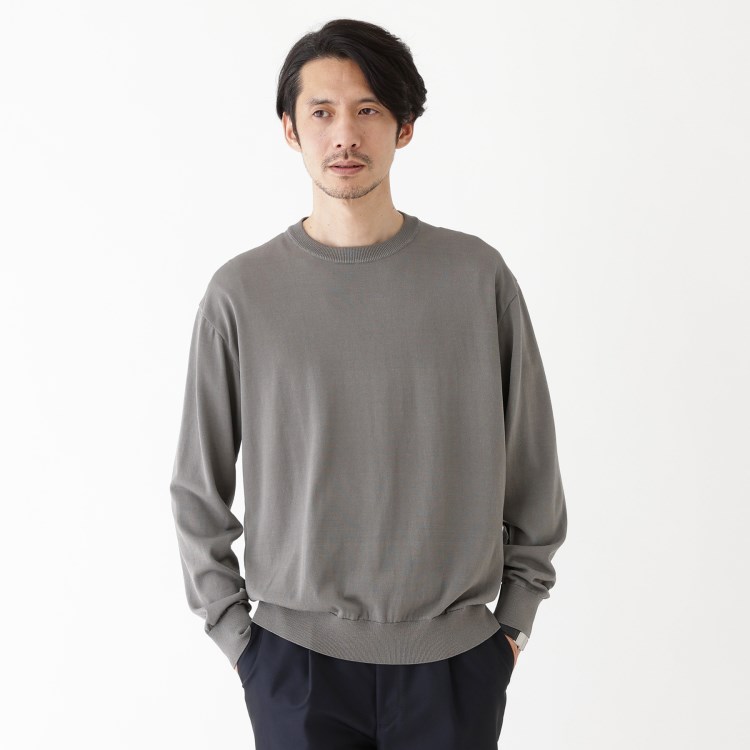 タケオキクチ(TAKEO KIKUCHI)の【THE FLAGSHIP】ウール混シルク プルオーバーニット ニット/セーター
