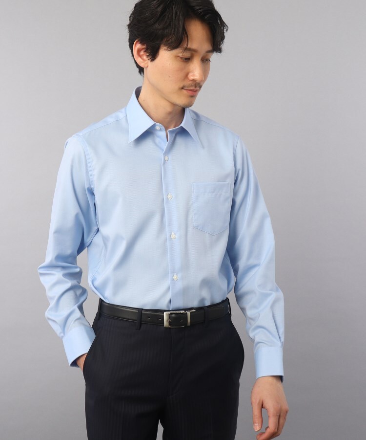 タケオキクチ(TAKEO KIKUCHI)のマイクロドットブロードシャツ2