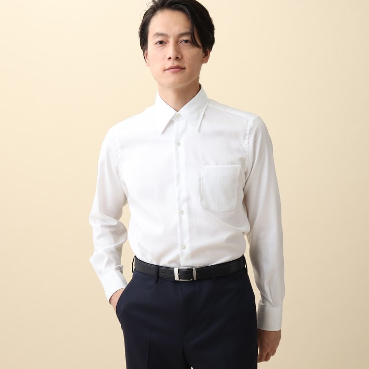タケオキクチ(TAKEO KIKUCHI)の【Sサイズ～】市松紋 ドレスシャツ ドレスシャツ