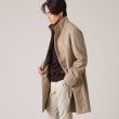 タケオキクチ(TAKEO KIKUCHI)の【ウールカシミヤブレンド】ビーバー調 スタンドカラー コート48