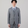 タケオキクチ(TAKEO KIKUCHI)の【ONOFF/セットアップ対応】メランジ シャークスキン ストレッチジャケット2