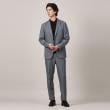 タケオキクチ(TAKEO KIKUCHI)の【ONOFF/セットアップ対応】メランジ シャークスキン ストレッチジャケット28