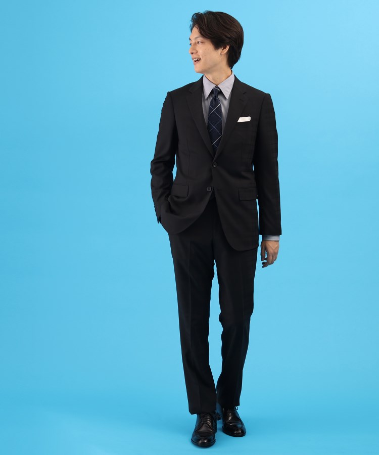 ＜WORLD＞ TAKEO KIKUCHI(タケオキクチ) シャドー チェック スーツ
