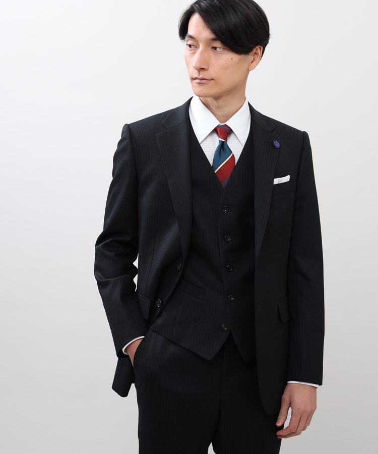 絣りストライプ スーツ（スーツセット） | TAKEO KIKUCHI ...
