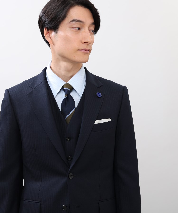 絣りストライプ スーツ（スーツセット） | TAKEO KIKUCHI 