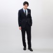 タケオキクチ(TAKEO KIKUCHI)の絣りストライプ スーツ ネイビー(393)