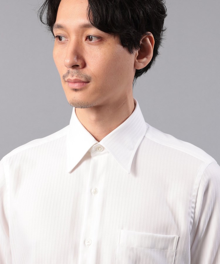 タケオキクチ(TAKEO KIKUCHI)のドビーストライプ ビジネス シャツ20