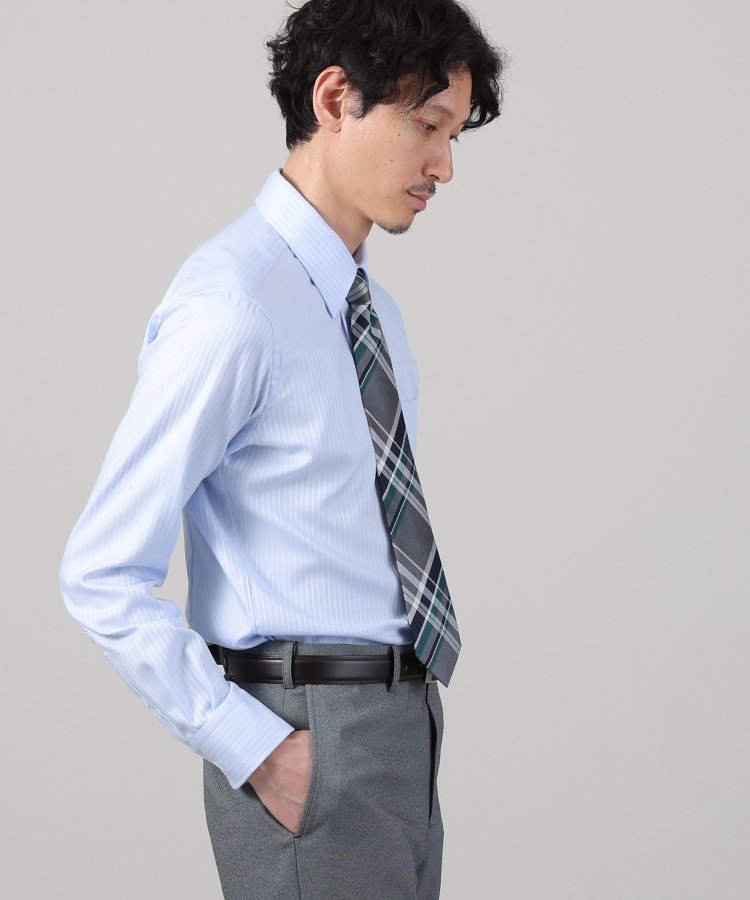 タケオキクチ(TAKEO KIKUCHI)のドビーストライプ ビジネス シャツ43