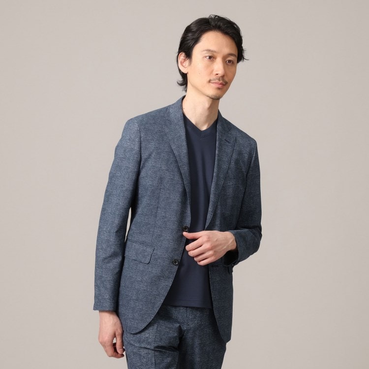 タケオキクチ(TAKEO KIKUCHI)の【抗菌防臭】COOL DOTS（R）ドビープリント ジャケット テーラードジャケット