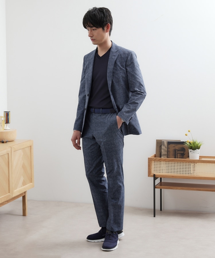 タケオキクチ(TAKEO KIKUCHI)の【抗菌防臭】COOL DOTS（R）ドビープリント パンツ43