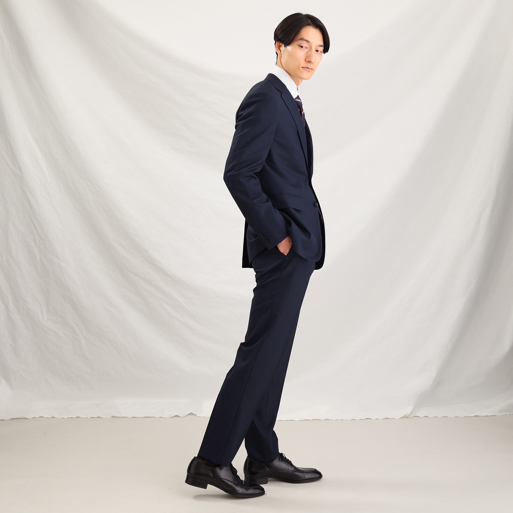 タケオキクチ(TAKEO KIKUCHI)の【DORMEUIL】リップストップ カラー スーツ19