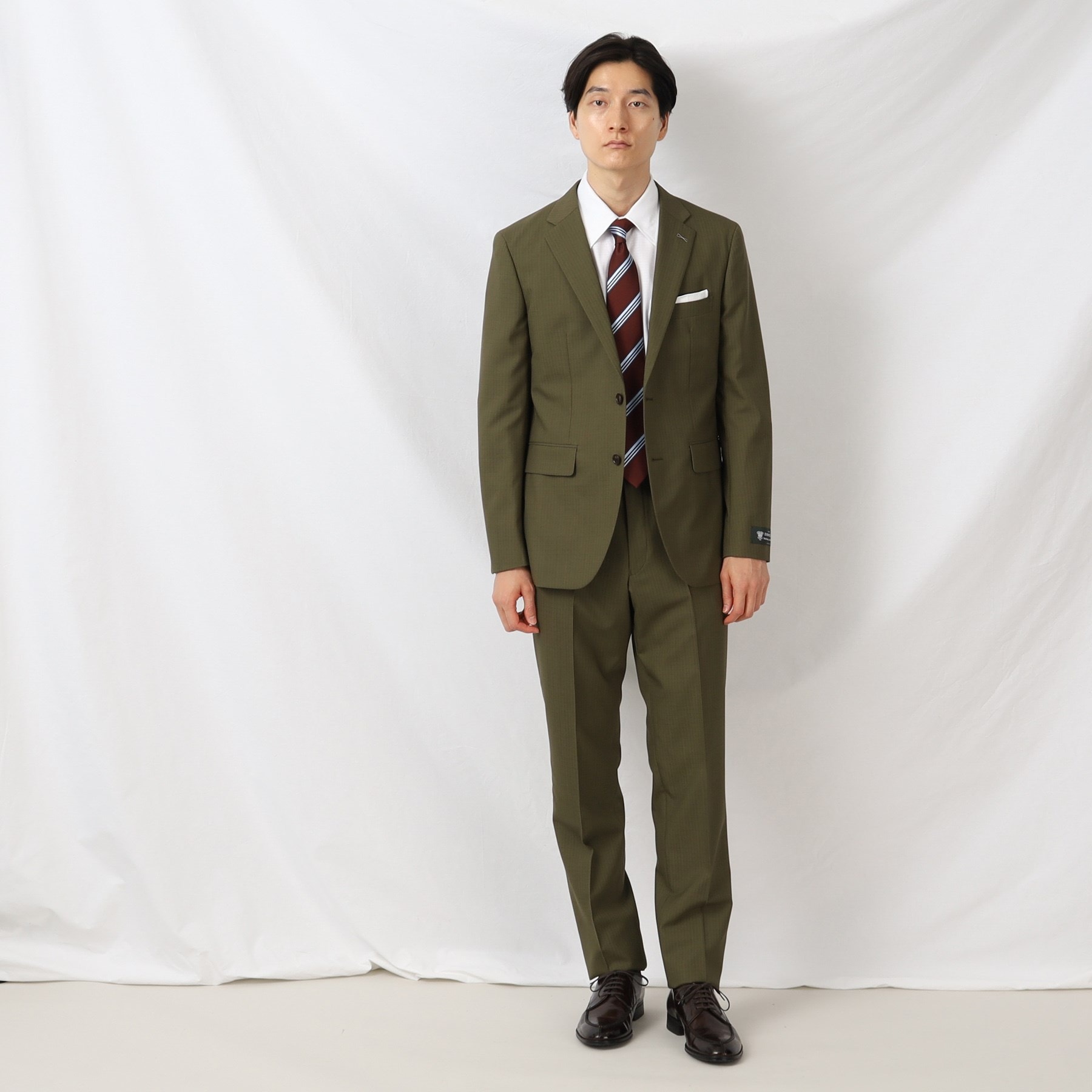 タケオキクチ(TAKEO KIKUCHI)の【DORMEUIL】リップストップ カラー スーツ30