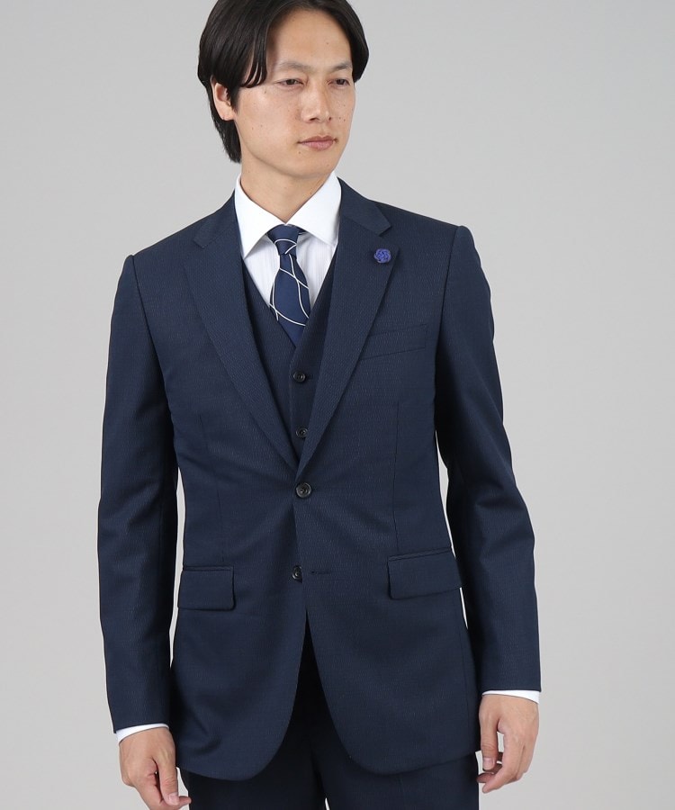 タケオキクチ(TAKEO KIKUCHI)の【Made in　JAPAN】マイクロデザイン スーツ36