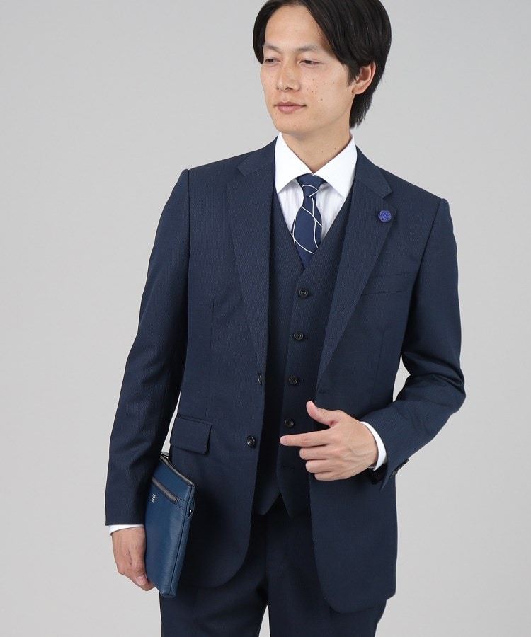 タケオキクチ(TAKEO KIKUCHI)の【Made in　JAPAN】マイクロデザイン スーツ37