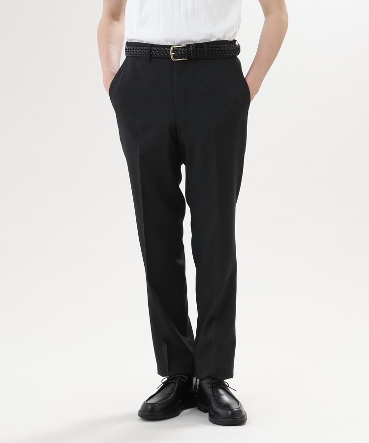 タケオキクチ(TAKEO KIKUCHI)の【ONOFF/セットアップ対応】メランジ シャークスキン ストレッチ パンツ18