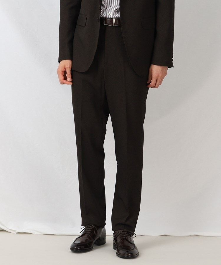 タケオキクチ(TAKEO KIKUCHI)の【ONOFF/セットアップ対応】メランジ シャークスキン ストレッチ パンツ25
