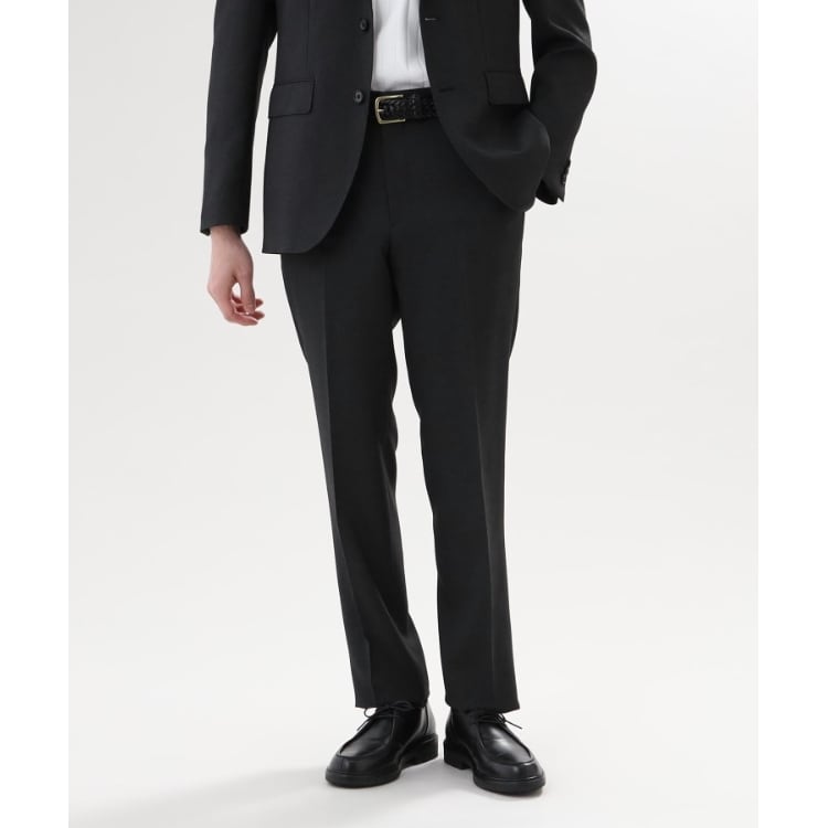 タケオキクチ(TAKEO KIKUCHI)の【ONOFF/セットアップ対応】メランジ シャークスキン ストレッチ パンツ パンツ(単品)