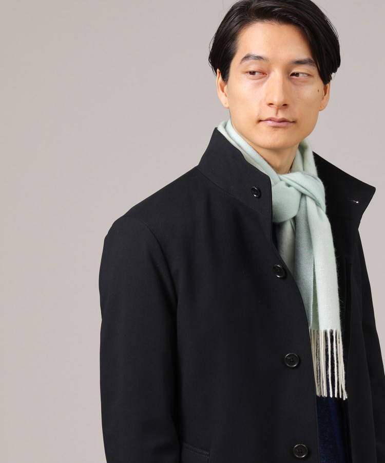 タケオキクチ(TAKEO KIKUCHI)の【ダウンライナー付】メランジ スタンドカラー コート30