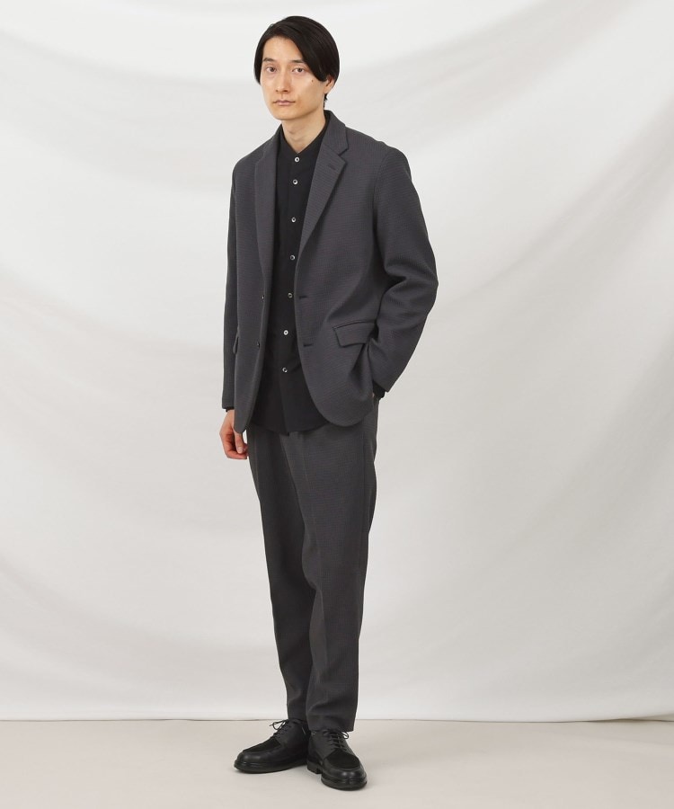 抗菌防臭】クロスウィーブ ジャケット(テーラードジャケット 抗菌防臭】クロスウィーブ ジャケット(テーラードジャケット
