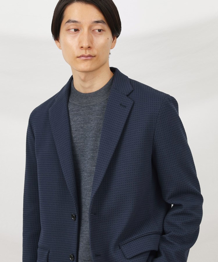 抗菌防臭】クロスウィーブ ジャケット(テーラードジャケット 抗菌防臭】クロスウィーブ ジャケット(テーラードジャケット