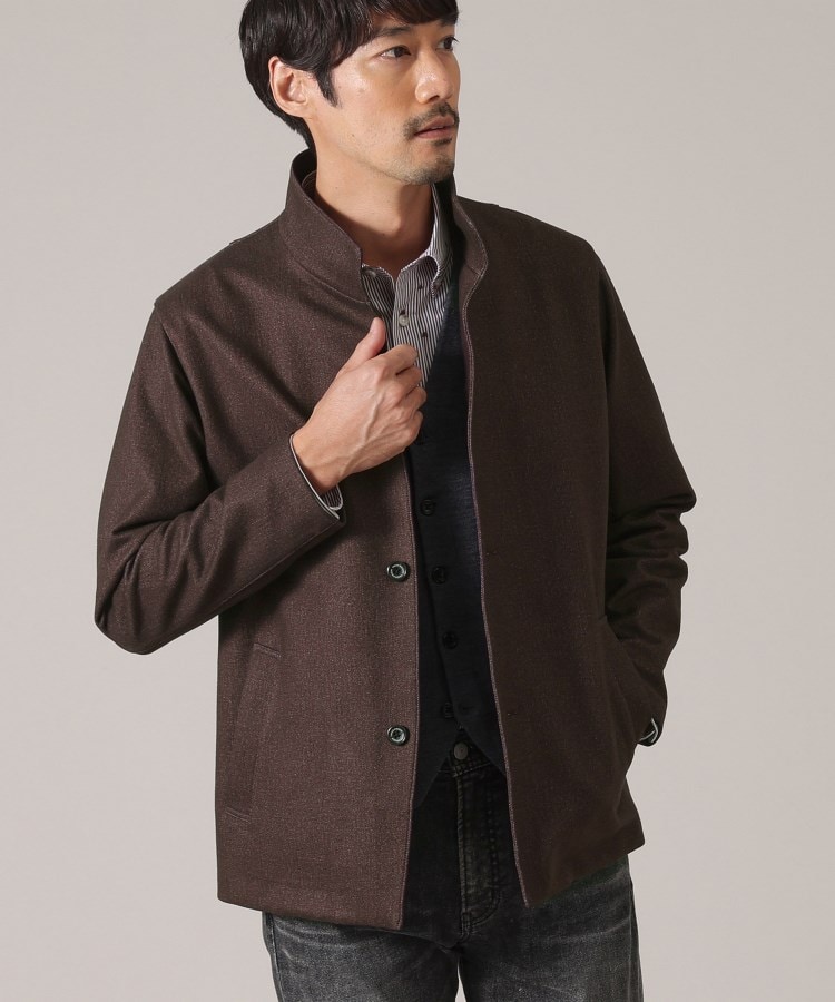 DOWN FABRIC】ダウンファブリック スタンドカラーブルゾン DOWN FABRIC】ダウンファブリック スタンドカラーブルゾン