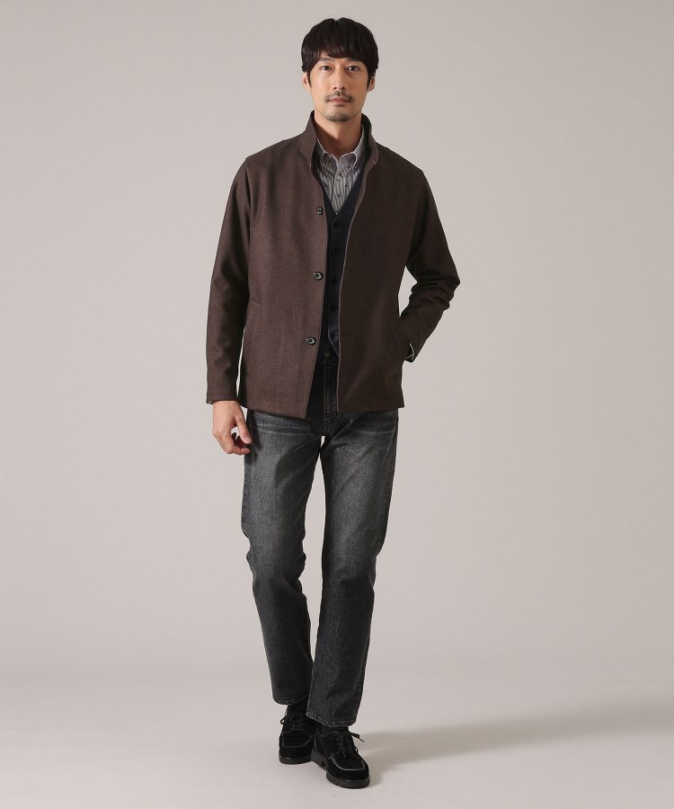 DOWN FABRIC】ダウンファブリック スタンドカラーブルゾン DOWN FABRIC】ダウンファブリック スタンドカラーブルゾン