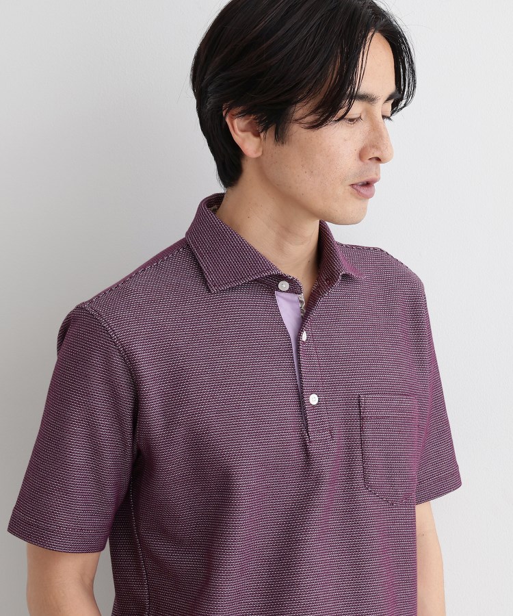 タケオキクチ(TAKEO KIKUCHI)の【抗菌防臭／5サイズ展開】ハニカムメランジ ポロシャツ25