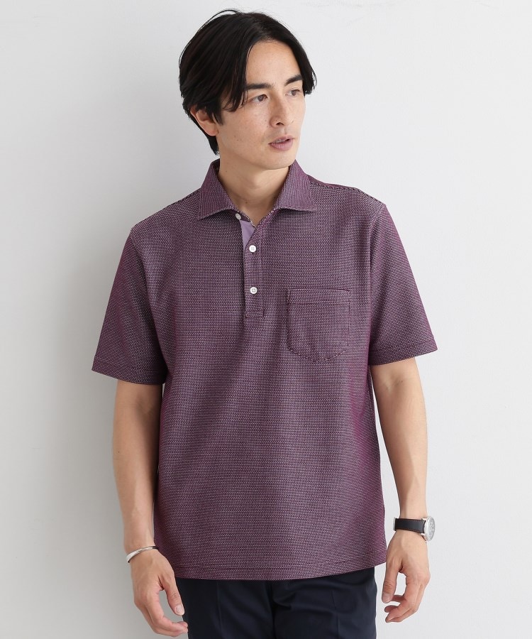 タケオキクチ(TAKEO KIKUCHI)の【抗菌防臭／5サイズ展開】ハニカムメランジ ポロシャツ26