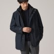 タケオキクチ(TAKEO KIKUCHI)の【3WAY】ドビー ダウンライナー付 ブルゾン ブルー(093)