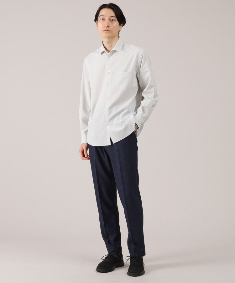 タケオキクチ(TAKEO KIKUCHI)の【抗菌防臭】尾州 リネンブレンド ハニカムメッシュ パンツ12
